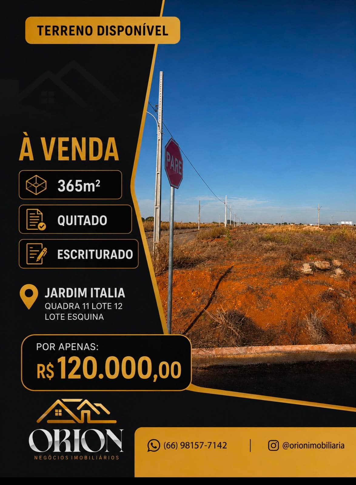 Lote 12 Quadra 11 no Jardim Italia - imagem 1