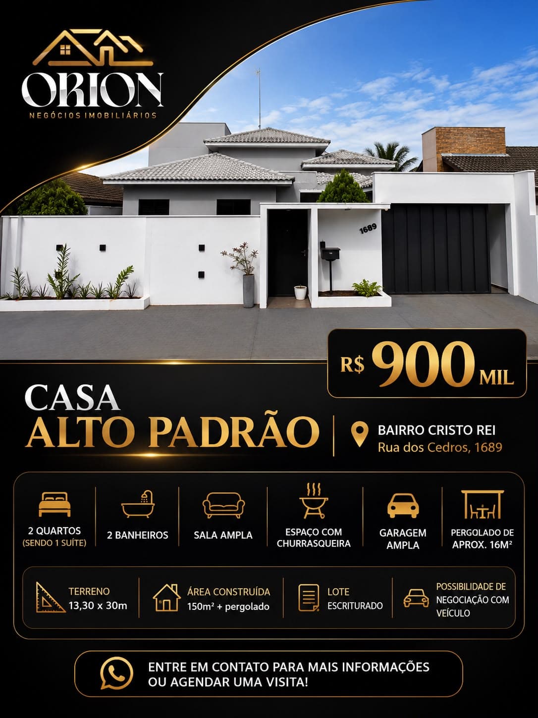 Casa alto padrao no Cristo Rei em Tapurah