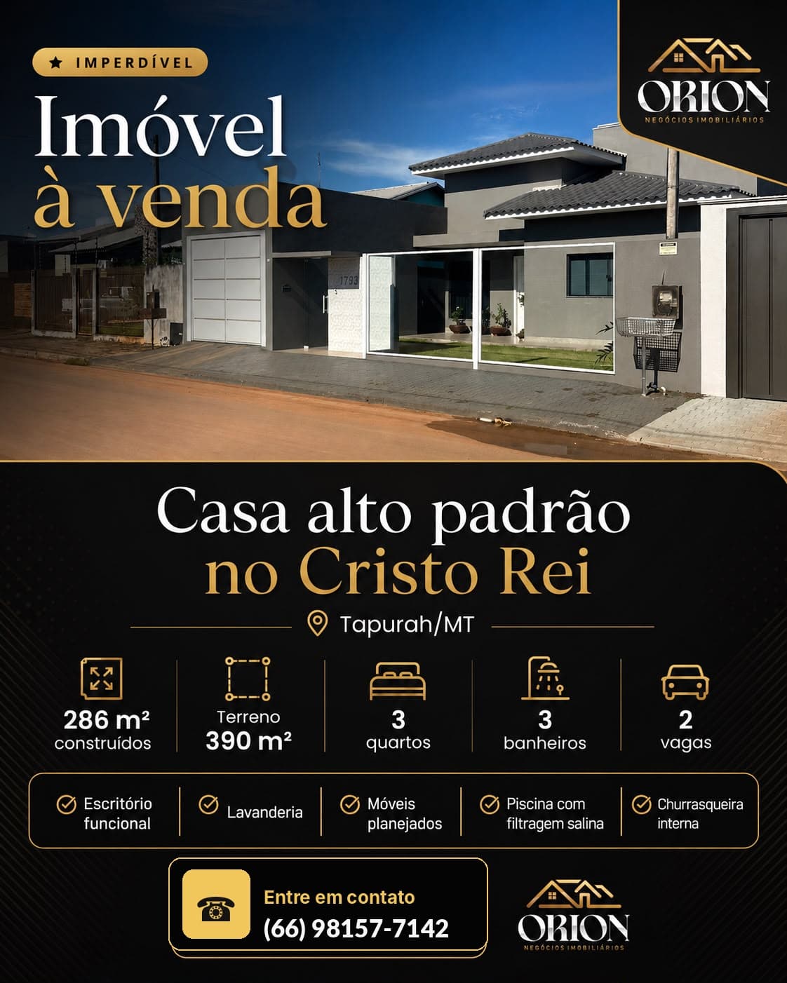 Arte de capa do anuncio Casa a venda no Cristo Rei